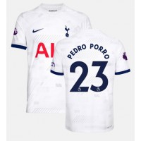 Camisa de Futebol Tottenham Hotspur Pedro Porro #23 Equipamento Principal 2023-24 Manga Curta